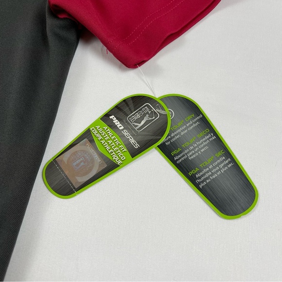 PGA Tour Pro Series Men's Athletic Fit Short Sleeve Polo Golf Shirt Size:XL “New - Picture 5 of 13